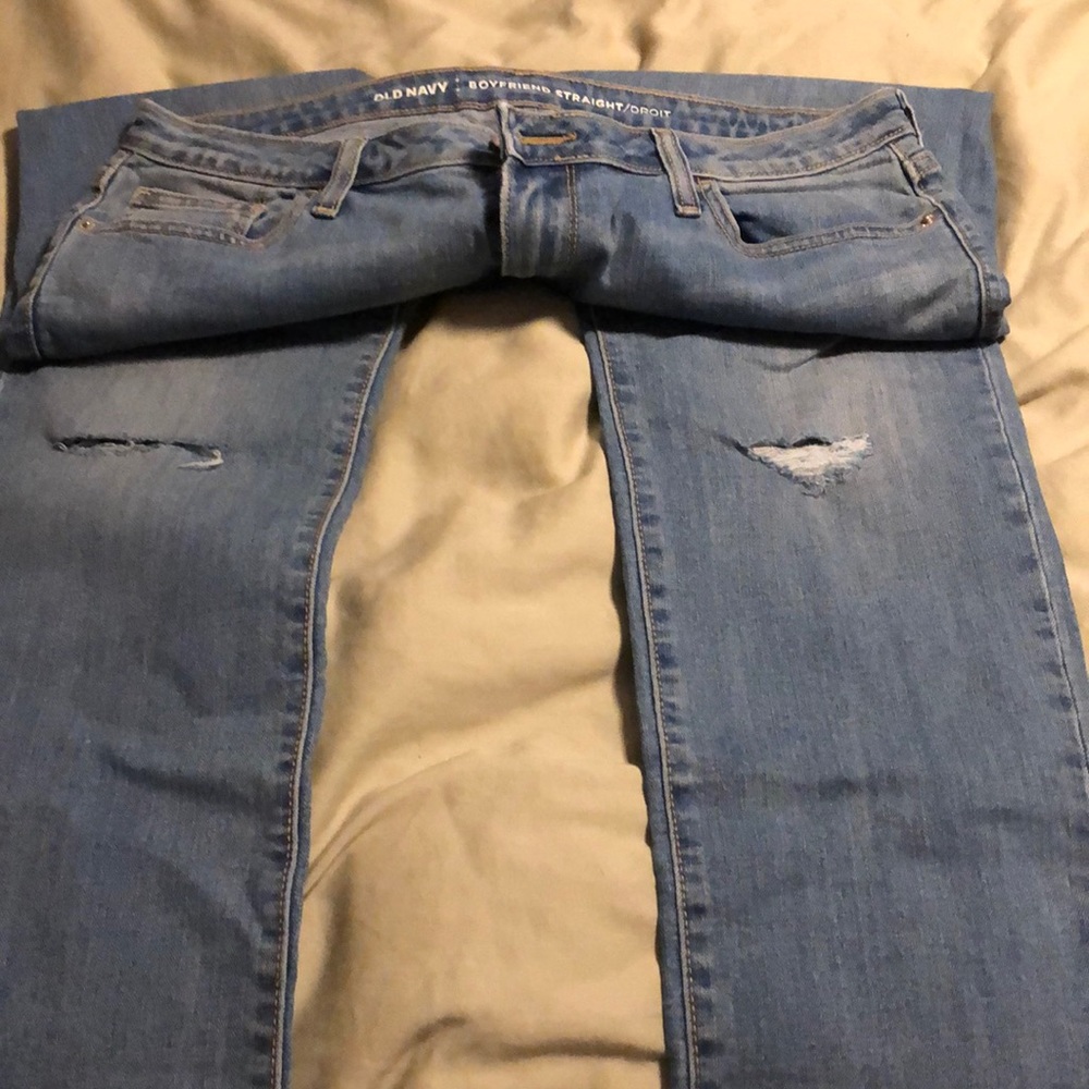 Old navy boyfriend straight jeans